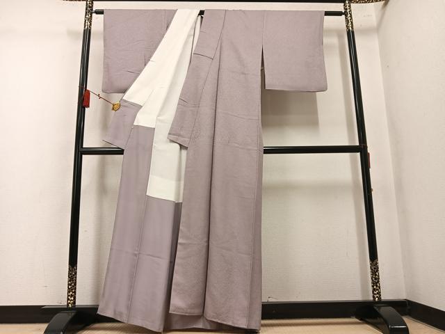 平和屋着物●上質な色無地 赤白橡色 そごう扱い 正絹 逸品 AABM1255ph