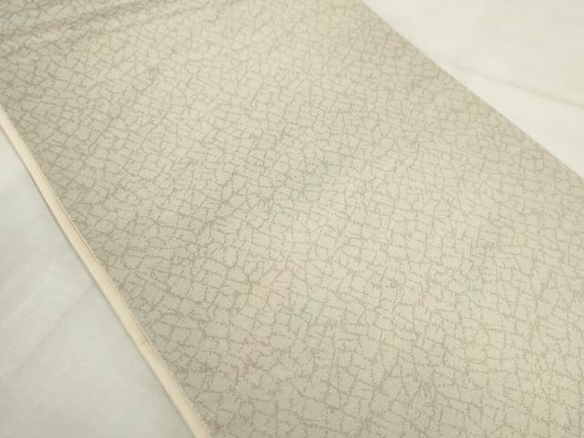 平和屋着物◎六通柄袋帯 螺鈿 枝花文 金糸 正絹 逸品 AABM1496od