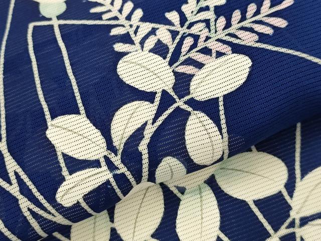 平和屋着物*夏物 訪問着 絽 草花文 正絹 逸品 AABM1566st