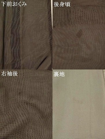 平和屋着物▽訪問着 無双 紗袷 紗×紗 唐子 正絹 逸品 AABM1751st
