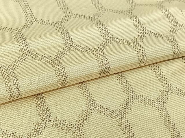 平和屋着物▽本場大島紬 単衣 亀甲文 正絹 逸品 AABM1804jh