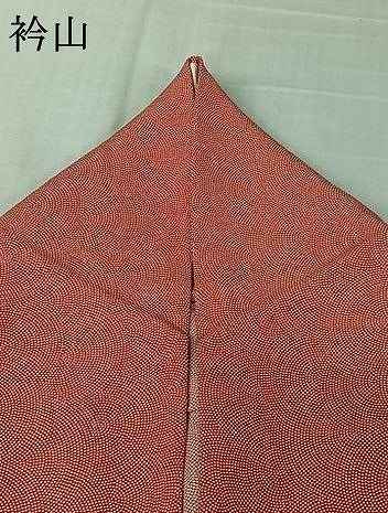 平和屋着物▽江戸小紋 単衣 鮫小紋柄 正絹 逸品 AABM1809jh