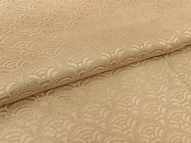 平和屋着物▽上質な小紋 単衣 霞文 暈し染め 正絹 逸品 AABM1816jh