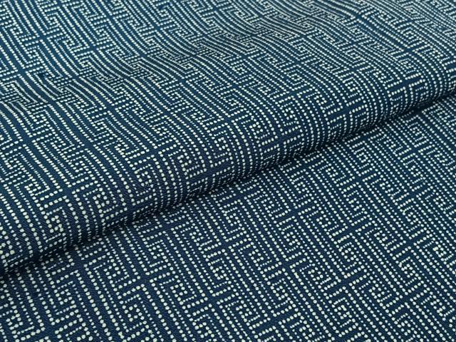 平和屋着物▽上質な小紋 単衣 幾何学文様 正絹 逸品 AABM1925jh