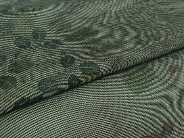 平和屋着物▽訪問着 無双 紗袷 紗×紗 草花文 金彩 正絹 逸品 AABM1983jh