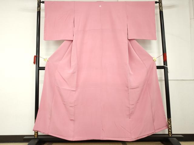 平和屋着物●上質な色無地 薄紅梅色 正絹 逸品 AABM2026cs