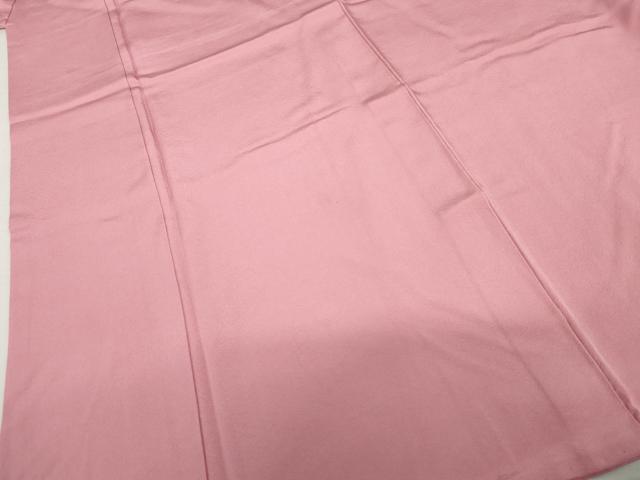 平和屋着物●上質な色無地 薄紅梅色 正絹 逸品 AABM2026cs