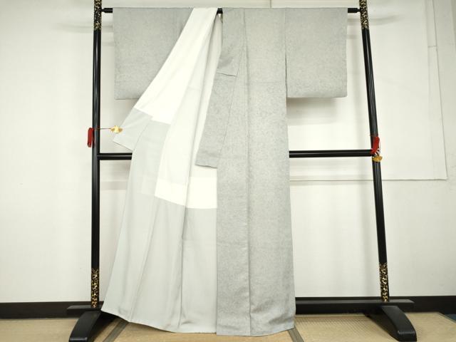 平和屋着物●上質な小紋 作家物 辻が花地紋 暈し染め 正絹 逸品 AABM2033cs