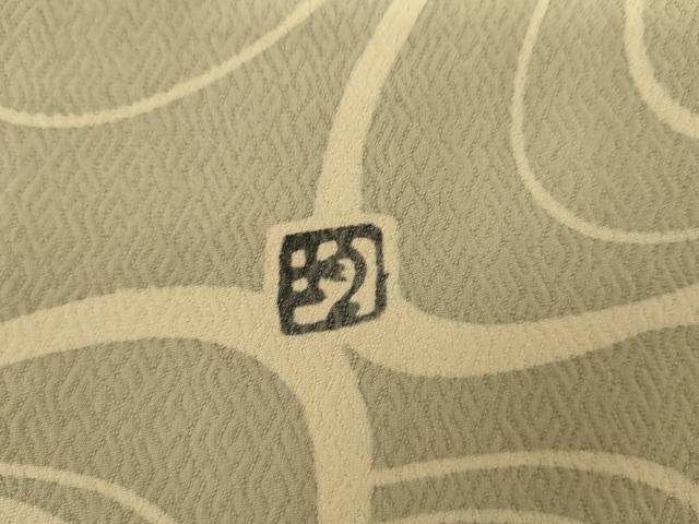 平和屋着物●紺仁越後型松煙 十一代 松井均 訪問着 流水文 正絹 逸品 AABM2061cs
