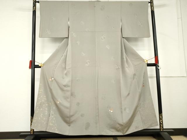 平和屋着物●友禅作家の巨匠 浅井青仁 訪問着 花丸文 正絹 逸品 AABM2067cs