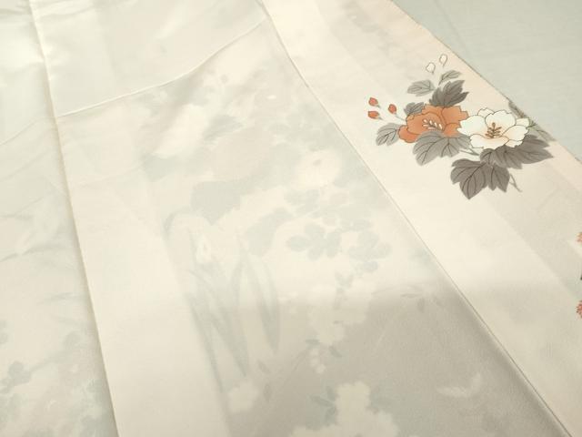 平和屋着物●訪問着 作家物 草花文 暈し染め 金彩 正絹 逸品 AABM2071cs