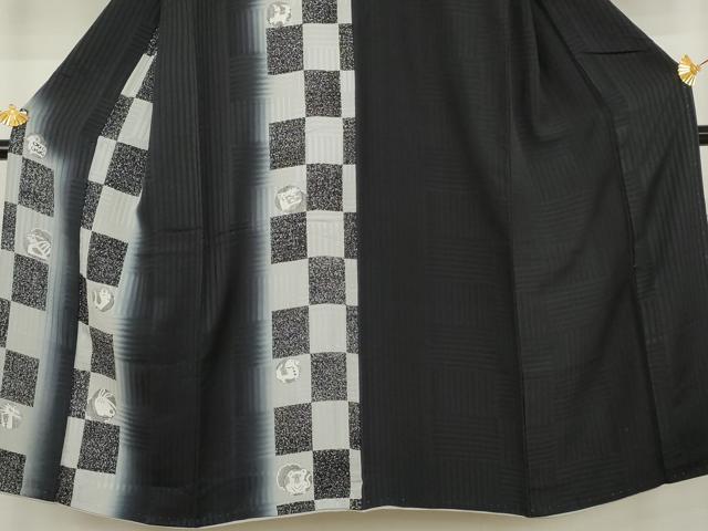 平和屋着物●訪問着 干支 暈し染め 正絹 逸品 AABM2084cs