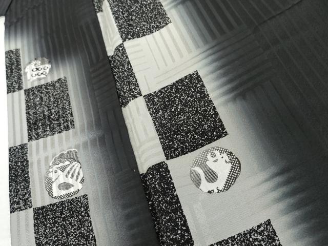平和屋着物●訪問着 干支 暈し染め 正絹 逸品 AABM2084cs