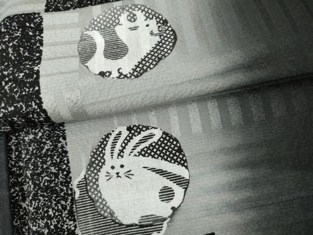 平和屋着物●訪問着 干支 暈し染め 正絹 逸品 AABM2084cs