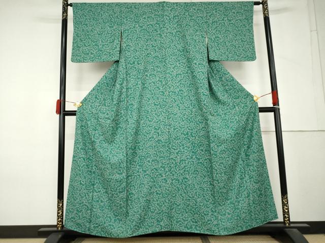 平和屋着物●上質な小紋 花尽くし 正絹 逸品 AABM2102cs