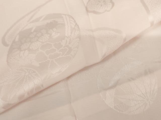平和屋着物●振袖用長襦袢 無双仕立て 花毬地紋 暈し染め 正絹 逸品 AABM2128cs