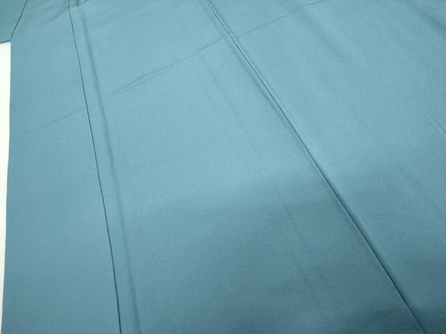 平和屋着物●上質な色無地 縹色 正絹 逸品 AABM2129cs