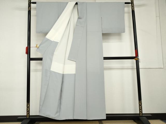 平和屋着物●上質な色無地 淡藤色 正絹 逸品 AABM2138cs