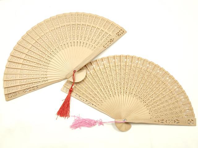 平和屋着物▼和装小物 扇子 まとめて10点 中国工芸扇子 白檀扇 木製 BALI 逸品 AABM2171ay