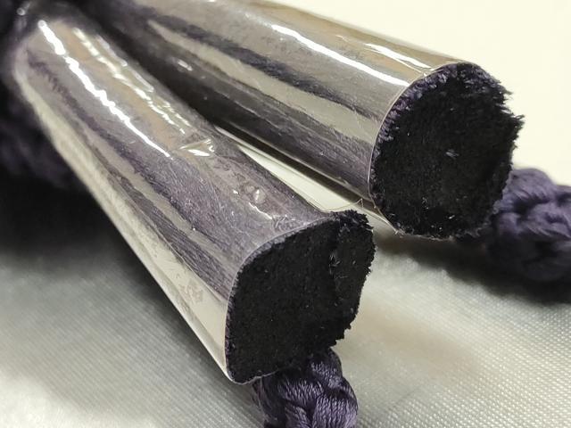 平和屋着物▼男性 和装小物 羽織紐3点 紺・茶色系 切り房 逸品 全て未使用 AABM2210ay