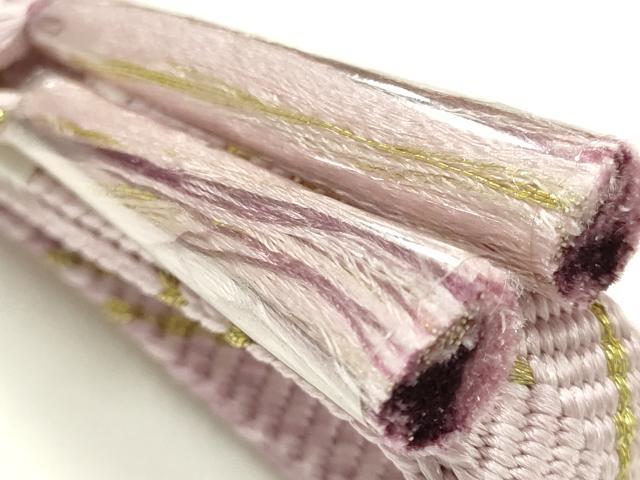 平和屋着物●和装小物 帯締め・帯揚げ・伊達衿セット 笹浪組 辻が花 金糸 金彩 健勝苑扱い 正絹 逸品 未使用品あり AABM2213ay