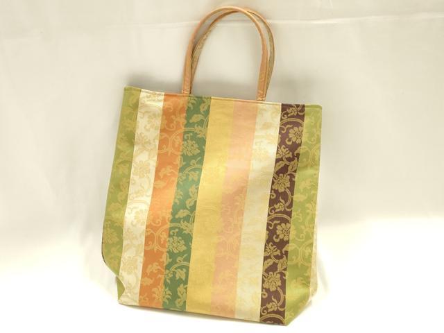 平和屋着物●和装小物 和装バッグ ハンドバッグ トートバッグ 花唐草文間道 逸品 AABM2251ay