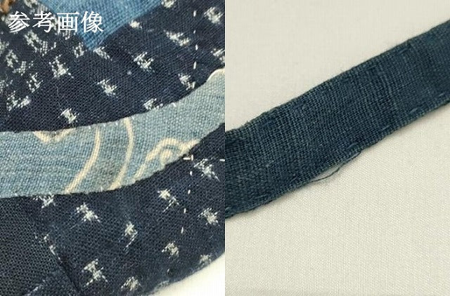 平和屋着物●和装小物 和装バッグ 久留米絣 ショルダーバッグ パッチワーク 猫 綿 逸品 AABM2258ay