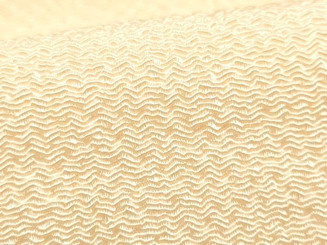 平和屋着物●和装小物 帯締め・帯揚げセット 平組 色無地 薄卵色 逸品 未使用品あり AABM2274ay