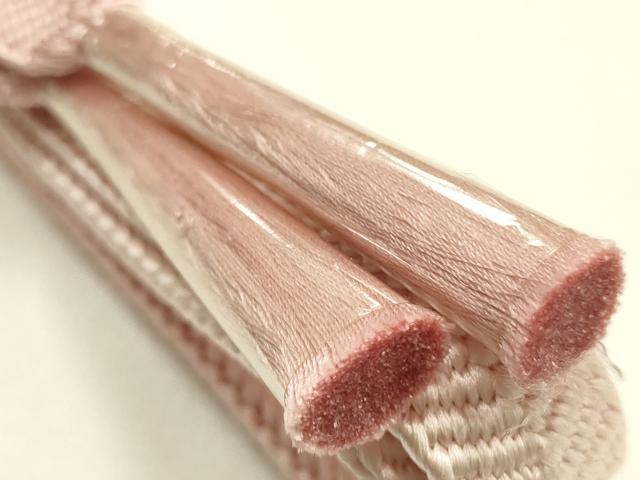 平和屋着物●和装小物 帯締め・帯揚げセット 笹浪組 辻が花 金糸 暈し染め 正絹 逸品 未使用 AABM2304ay