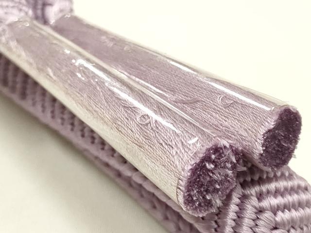 平和屋本店●和装小物 帯締め・帯揚げセット 笹浪唐組 短冊花文 金糸 金銀彩 暈し染め 正絹 逸品 未使用 AABM2338ay