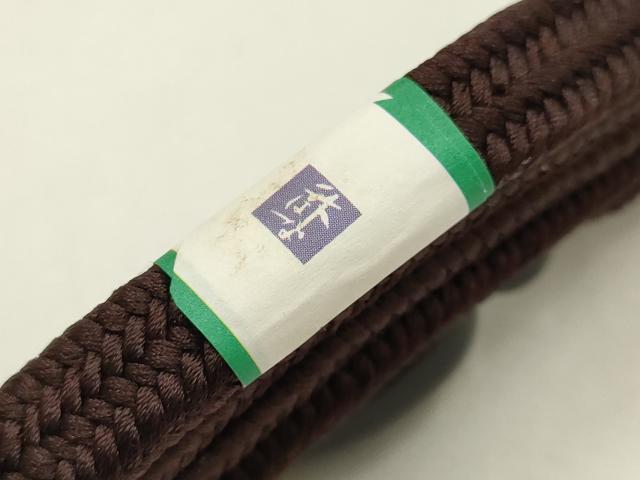 平和屋着物▼和装小物 上質な帯締め 帯留め付き 天然石 冠組 逸品 未使用 AABM2387ay