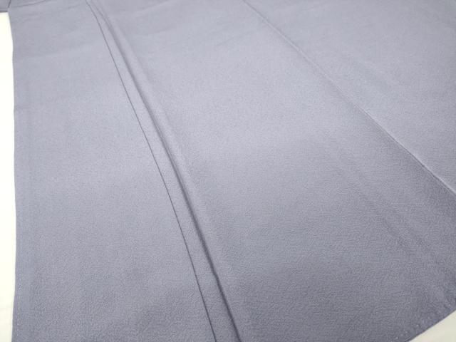 平和屋着物●本草木染作家 瑞鳳 色無地 葡萄鼠色 正絹 逸品 AABM2416ck