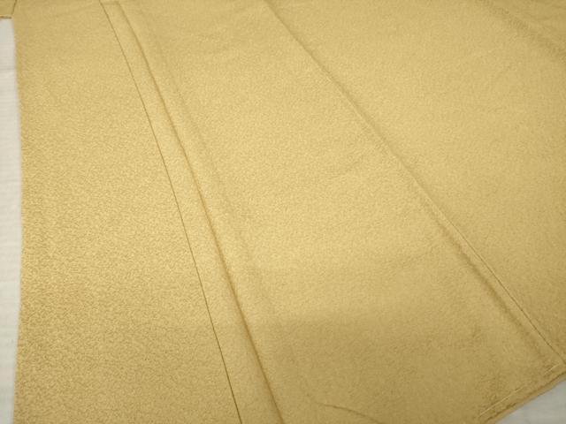平和屋着物●上質な色無地 飴色 正絹 逸品 未使用 AABM2463ck