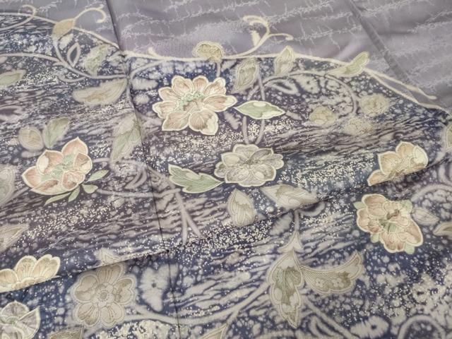 平和屋着物●訪問着 辻が花 草花文 正絹 逸品 AABM2474ck