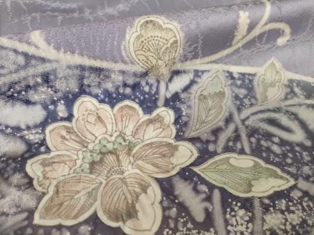 平和屋着物●訪問着 辻が花 草花文 正絹 逸品 AABM2474ck