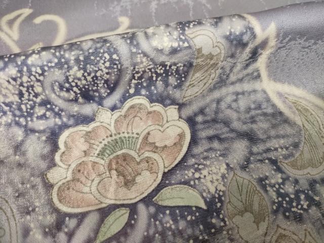 平和屋着物●訪問着 辻が花 草花文 正絹 逸品 AABM2474ck