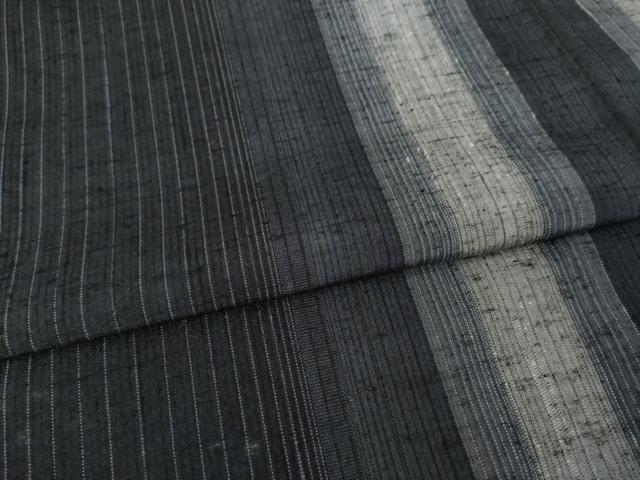 平和屋着物●上質な紬 間道 正絹 逸品 AABM2476ck