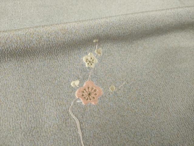 平和屋着物●色留訪問着 総刺繍 雪輪花文 金糸 正絹 逸品 AABM2498ck