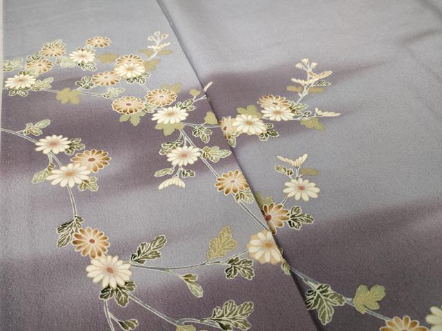 平和屋着物●訪問着 枝花文 暈し染め 正絹 逸品 AABM2500ck