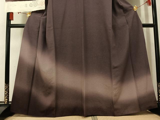 平和屋着物●訪問着 霞文 暈し染め 浜ちりめん 正絹 逸品 AABM2537ph
