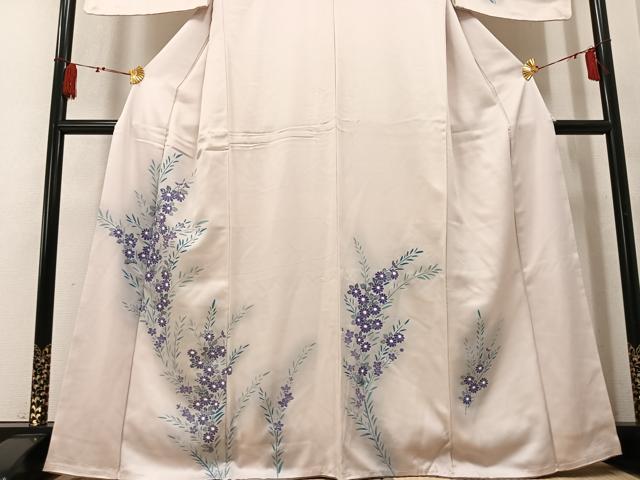 平和屋着物●訪問着 草花文 暈し染め 正絹 逸品 未使用 AABM2542ph