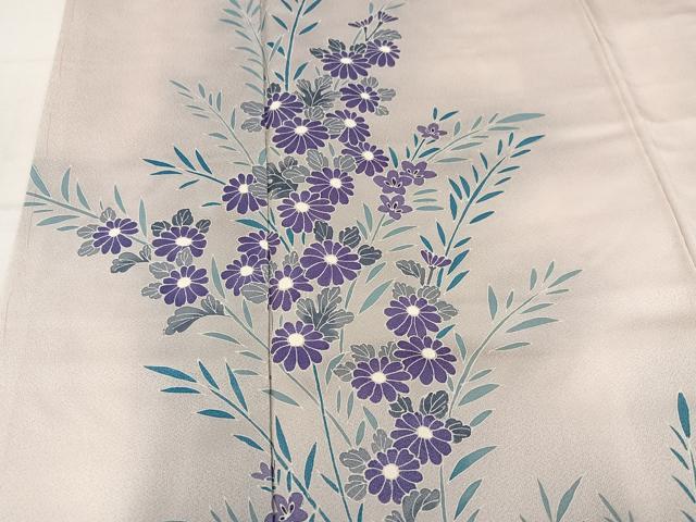 平和屋着物●訪問着 草花文 暈し染め 正絹 逸品 未使用 AABM2542ph