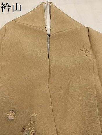平和屋着物●訪問着 総刺繍 宝尽くし 暈し染め 金糸 正絹 逸品 AABM2547ph
