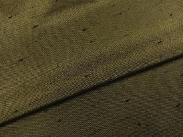 平和屋着物●男性 紬 アンサンブル 色無地 媚茶色 正絹 逸品 AABM2561ph