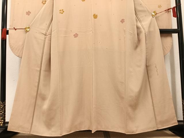 平和屋着物●こむさでもーど・COMME CA DU MODE 振袖 舞花文 暈し染め 正絹 逸品 AABM2565ph