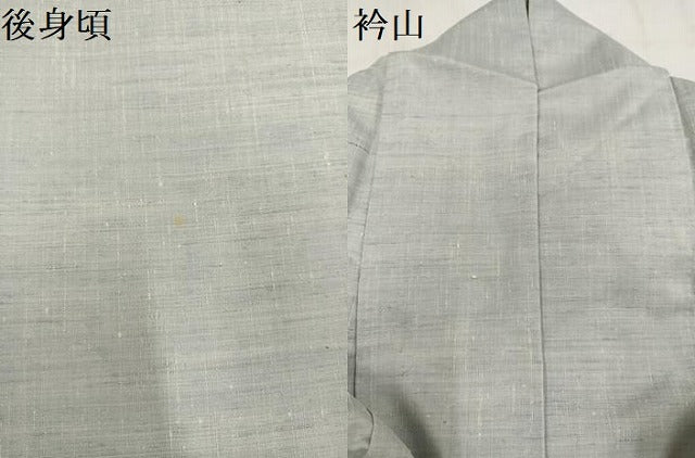 平和屋着物●上質な紬 色無地 蕎麦切色 正絹 逸品 AABM2567ph