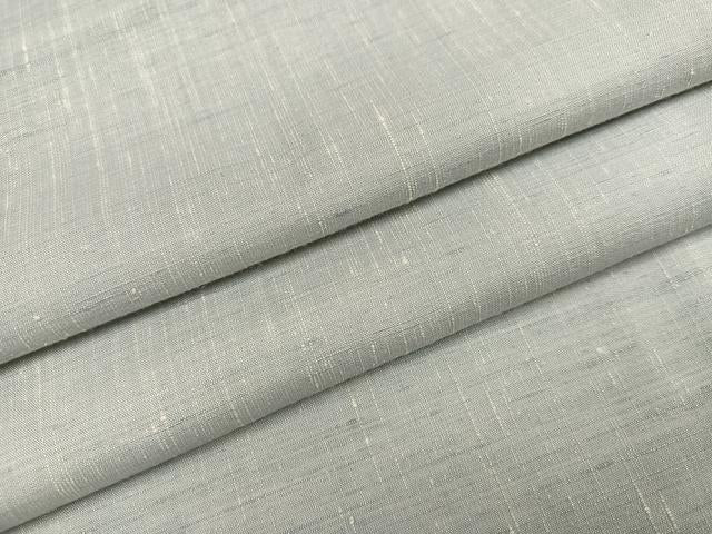 平和屋着物●上質な紬 色無地 蕎麦切色 正絹 逸品 AABM2567ph