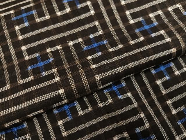 平和屋着物●本場大島紬 龍郷絣 秋名バラ アンサンブル 正絹 逸品 AABM2615ph
