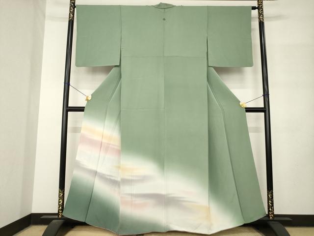 平和屋着物●豪華色留袖 霞文 暈し染め 正絹 逸品 AABM2974ck