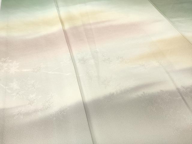 平和屋着物●豪華色留袖 霞文 暈し染め 正絹 逸品 AABM2974ck